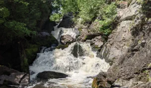 Long Slide Falls north of Pembine